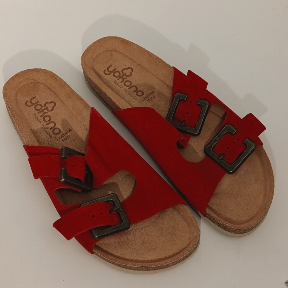 YOKONO LEATHER SANDALS